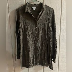 Gray lightweight flannel